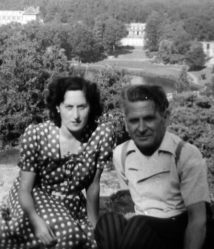 Eugène Denamps et sa belle-fille Gisèle