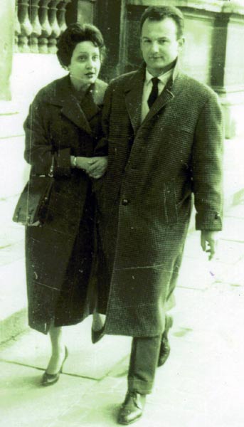 Pierre Georges René DENAMPS avec Jeanne Chateau - 1958