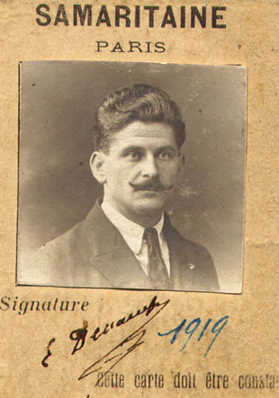 Eugène Denamps en 1919