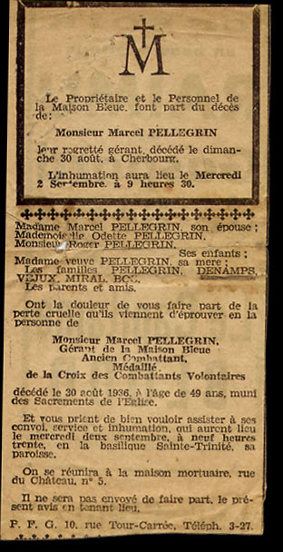 rubrique nécrologique