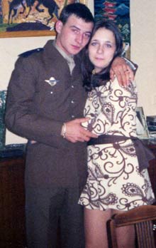 Michel Denamps et sa fiancée Anne-Marie Baby