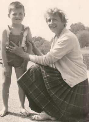 Simone Georgette PENY avec son fils Marc